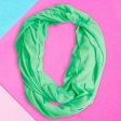 Bright Green Infinity Scarf Discount