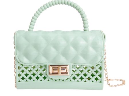 Mint Jelly Top Handle Mini Crossbody Hot on Sale