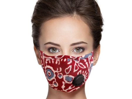 Burgundy Cheetah Filter Mask Sale