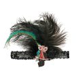 Rhinestone Owl Feather Headband Online now