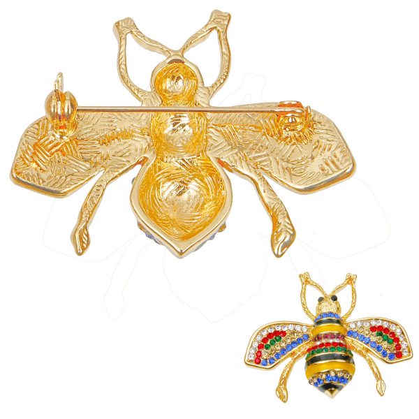 Buzzworthy Brooch: Colorful Bee Pin For Discount