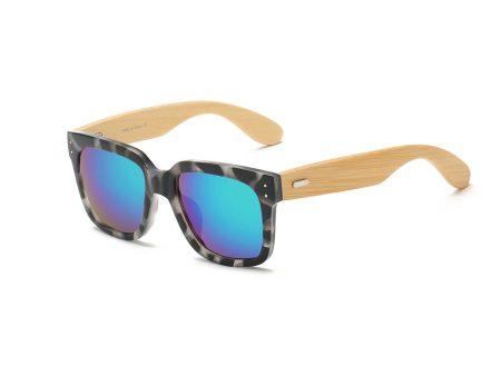 Black and White Wooden Wayfarer Glasses For Cheap