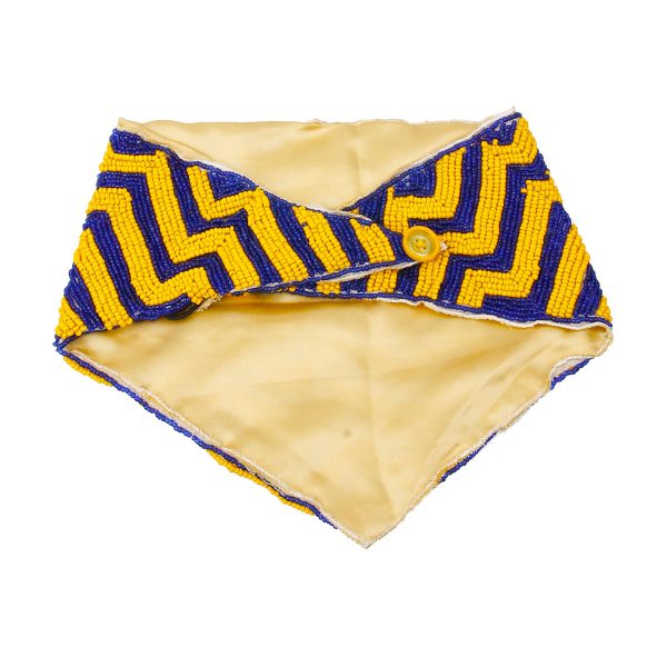 Yellow & Blue Chevron Scarf Set Discount