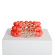 Coral Bead Round Gold Bracelet Sale