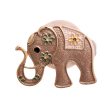 Brown and Gold Elephant Magnet Brooch For Sale