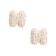 Letter N Rhinestone Studs Fashion