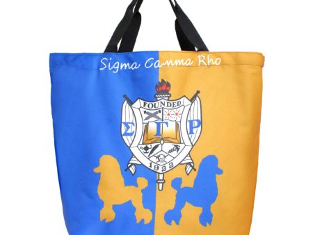 SGRHO Shield Gold Blue Large Shopper Tote Women For Discount