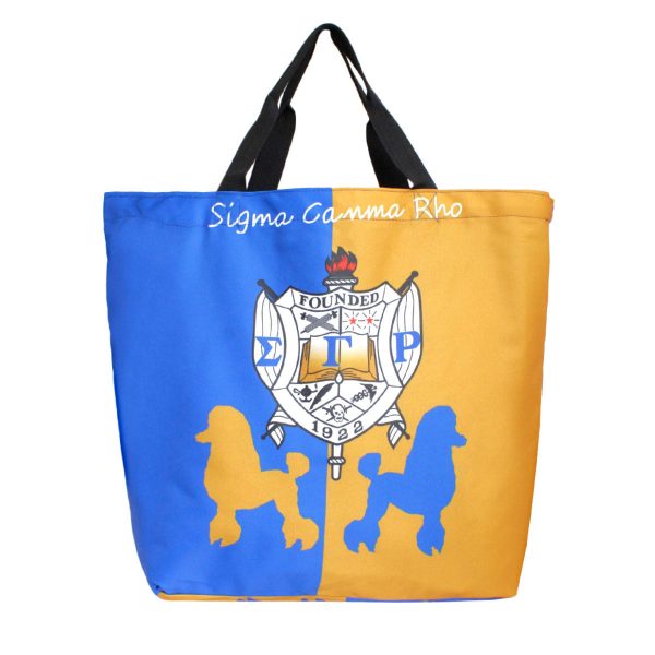 SGRHO Shield Gold Blue Large Shopper Tote Women For Discount