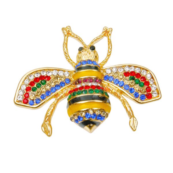 Buzzworthy Brooch: Colorful Bee Pin For Discount