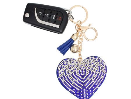 Blue Heart Keychain Clip Discount