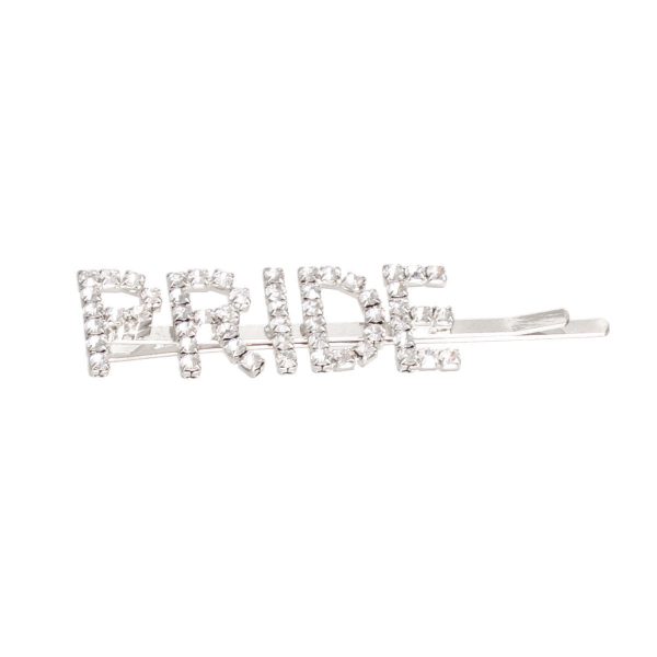 Silver PRIDE Sparkle Hair Pin For Cheap