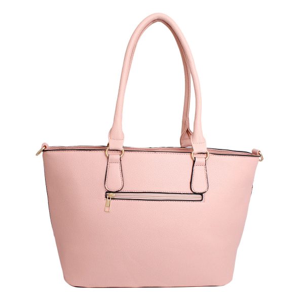 Tote Pink and White Stripe Handbag for Women Online