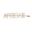 Gold AFRICAN Sparkle Hair Pin Cheap