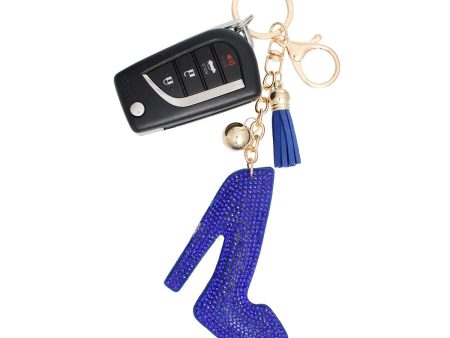 Blue Heel Keychain Clip Online