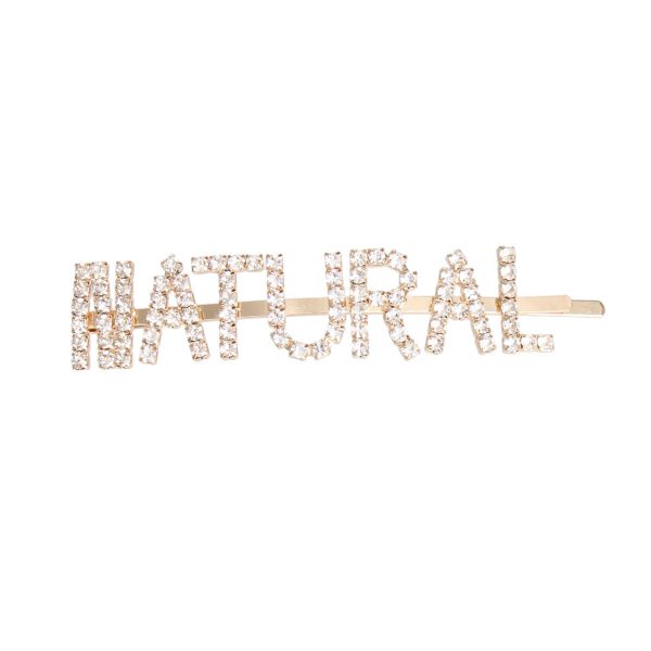 Gold NATURAL Sparkle Hair Pin Supply