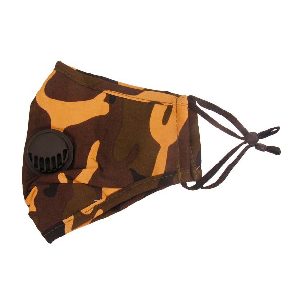 Mustard Camo Filter Mask Online