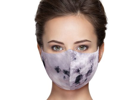 Gray and Black Tie Dye Mask Online