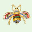 Buzzworthy Brooch: Colorful Bee Pin For Discount