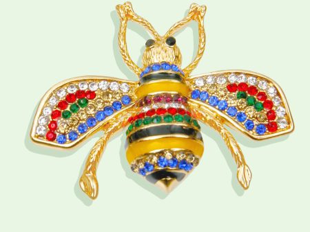 Buzzworthy Brooch: Colorful Bee Pin For Discount