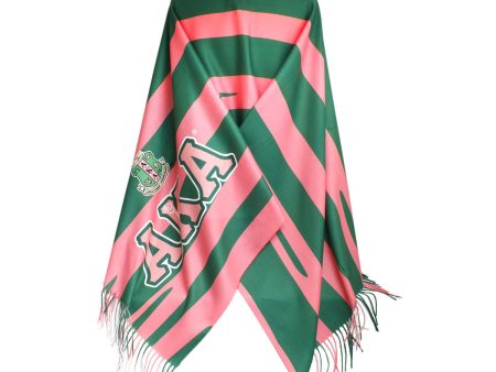 AKA Sorority Zebra Stripe Fashion Shawl Scarf Discount