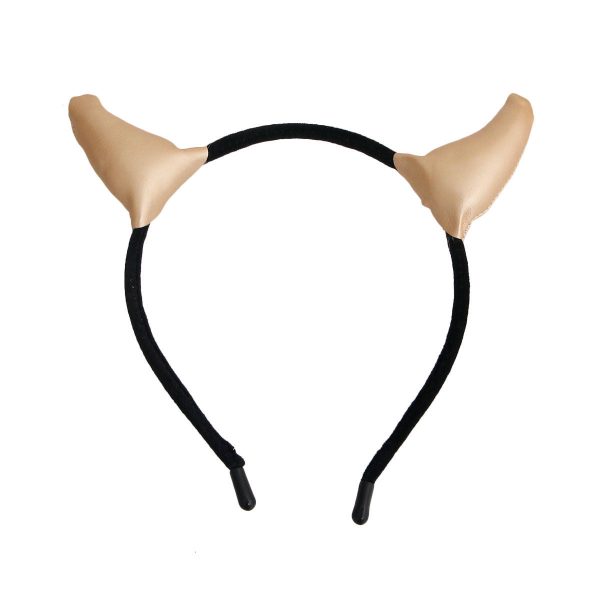 Gold Devil Horns Headband Cheap