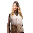 Brown Faux Fur Fashion Vest Cheap