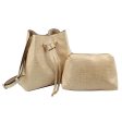 Light Brown Crocodile Cinch Sack Bag Set Cheap