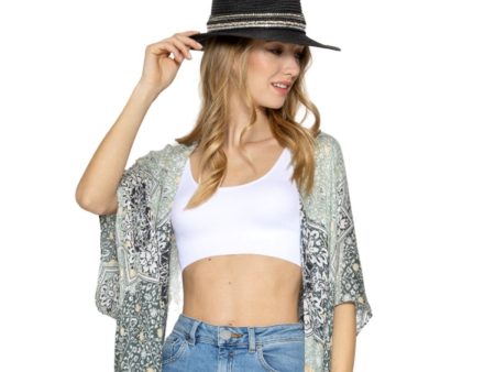 Black Pearl Embellished Panama Hat Cheap