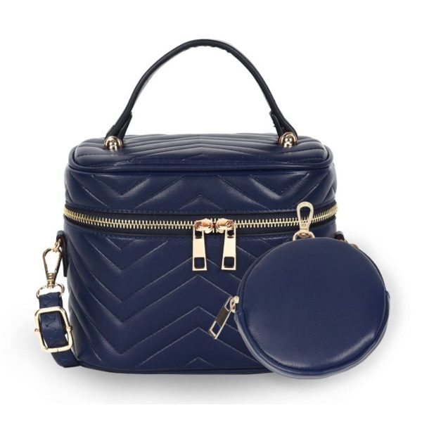 Purse Blue Vanity Case Crossbody for Women Cheap