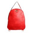 Backpack Red Rounded Small Handbag for Women Sale