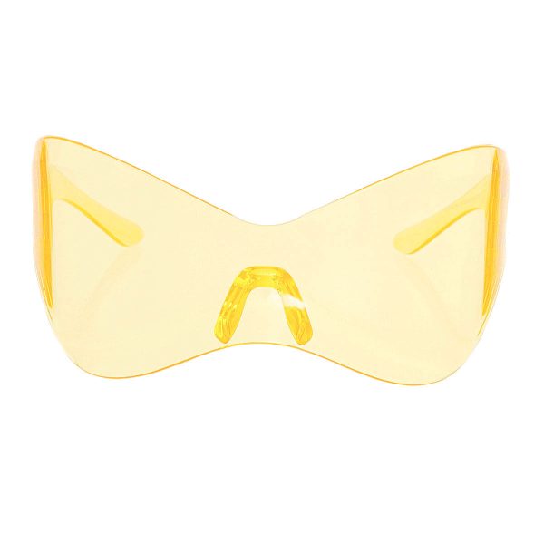 Sunglasses Mask Wrap Yellow Eyewear for Women Online