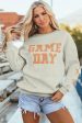 Grapefruit Orange Game Day Graphic Rugby Football Season Sweatshirt For Sale