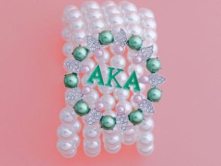 AKA Bracelet White Pearl AKA 5 Strand Online