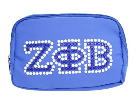 ZPB Sorority Blue Canvas Crossbody Waist Bag Hot on Sale