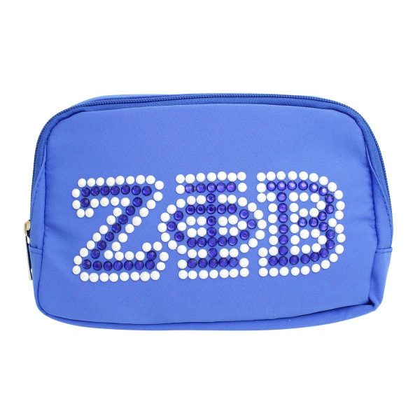 ZPB Sorority Blue Canvas Crossbody Waist Bag Hot on Sale