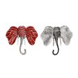 Brooch DST Elephant Head Red Stone Pin for Women Discount