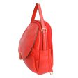 Backpack Red Rounded Small Handbag for Women Sale