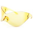 Sunglasses Mask Wrap Yellow Eyewear for Women Online