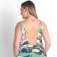 1XL Green Cami Romper Discount