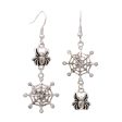 Silver Spider and Web Earrings Cheap