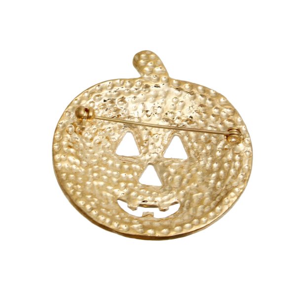 Orange Jack O Lantern Brooch Online