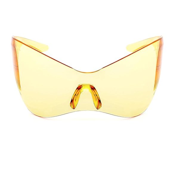 Sunglasses Mask Wrap Yellow Eyewear for Women Online