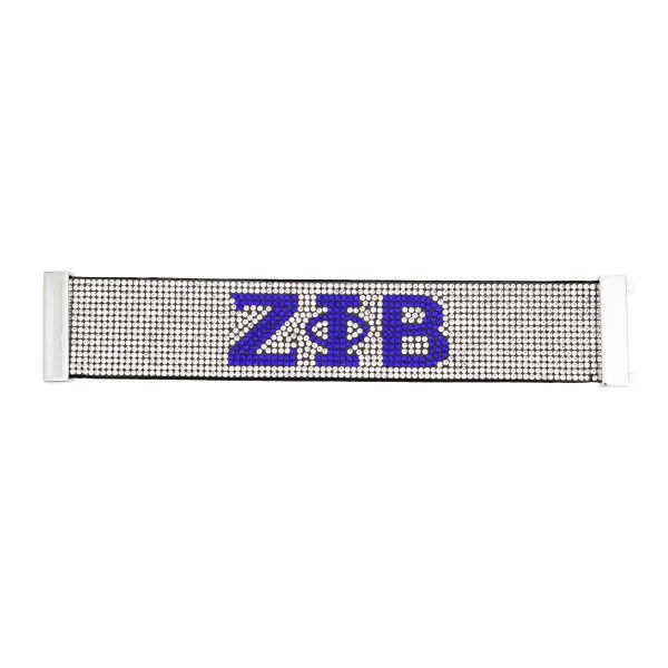 ZPB Sorority Clear Rhinestone Magnetic Bracelet Online Hot Sale