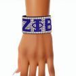 ZPB Sorority Clear Rhinestone Magnetic Bracelet Online Hot Sale