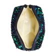 Black Sequin Costmetic Pouch Online Sale