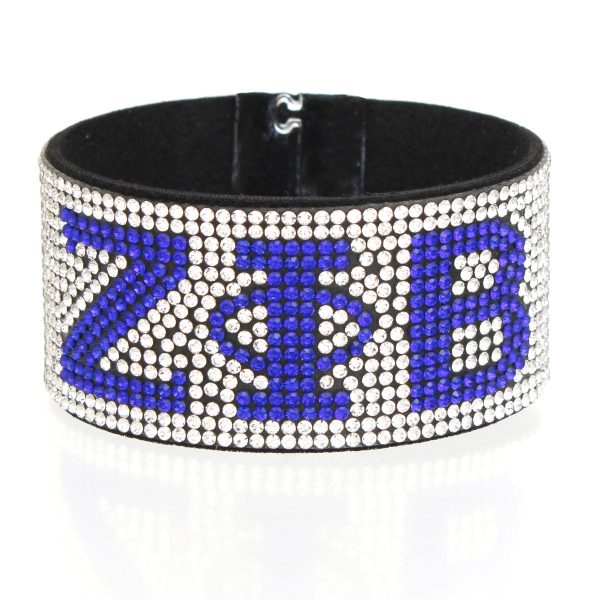 ZPB Sorority Clear Rhinestone Magnetic Bracelet Online Hot Sale