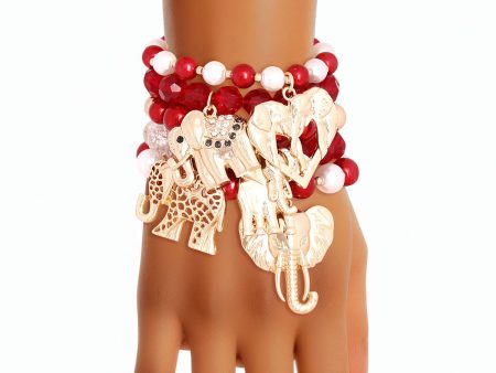 Delta Sorority Elephant Bracelets|Stretch to Fit Fashion