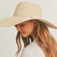 JUST CHILL OUT Beige Floppy Hat For Cheap