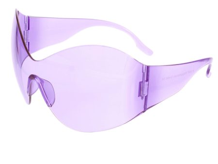 Sunglasses Butterfly Mask Purple Eyewear for Women Fashion