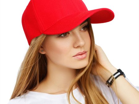 Hat Red Canvas Baseball Cap for Women Online Hot Sale